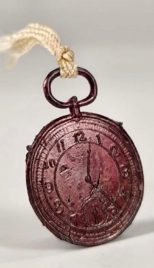 Pocket Watch cast metal pencil sharpener
