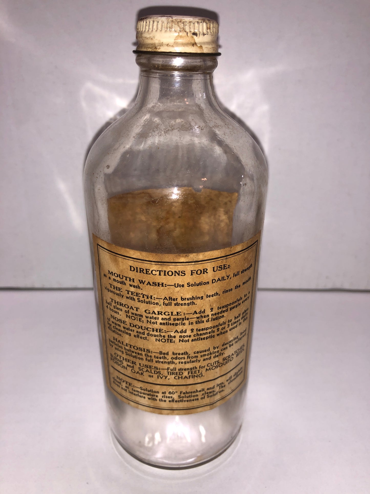 Johns Antiseptic Bottle