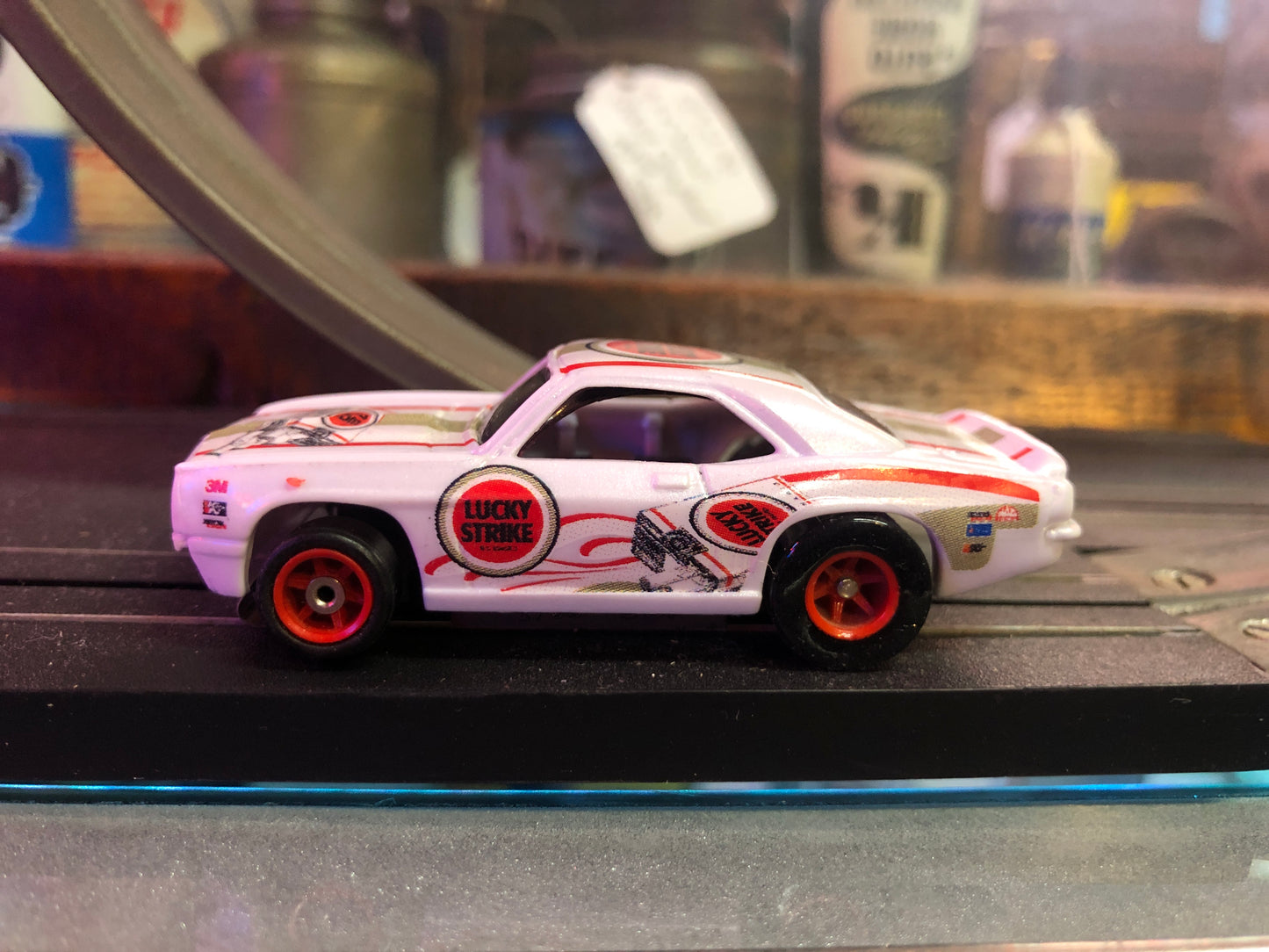 Auto World/AFX 1969 Camaro Lucky Strike Custom Slot Car