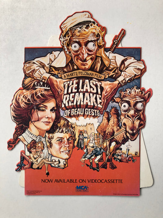 “The Last Remake of Beau Geste” Cardboard Display