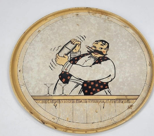 Bartender Cocktail Serving Tray