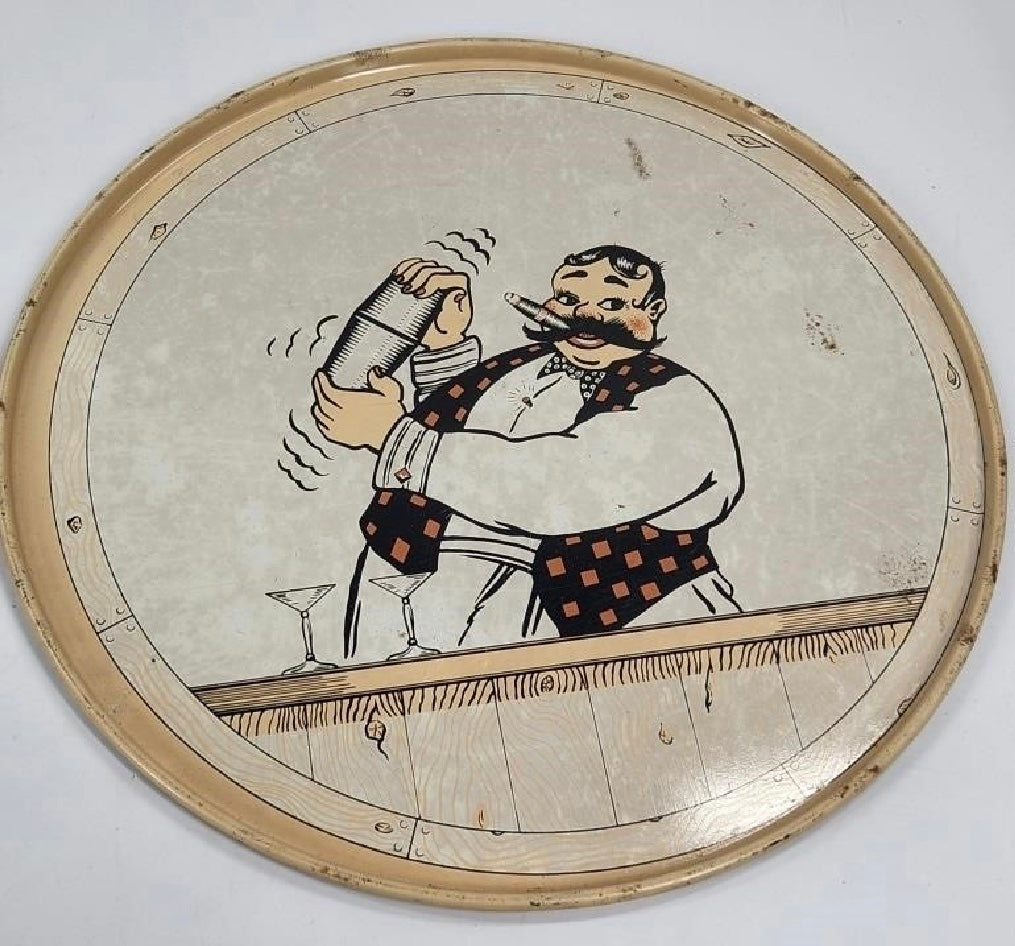 Bartender Cocktail Serving Tray