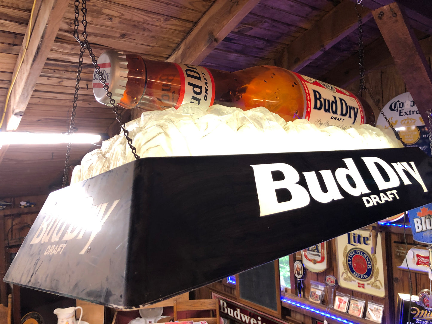 Bud Dry Pool Table Light