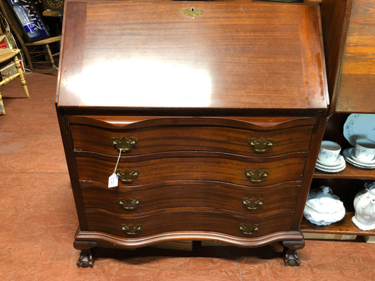 Wood Claw and Ball Secretary Desk