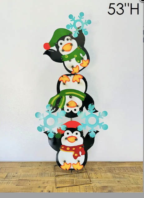 Penguins w/snowflakes