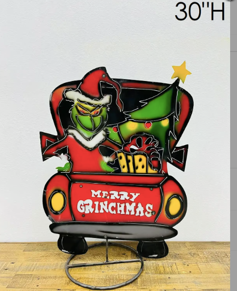 Grinch On Truck