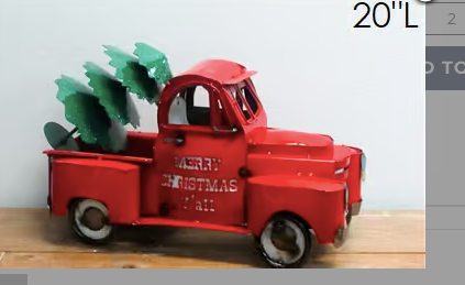Truck W/Christmas Tree