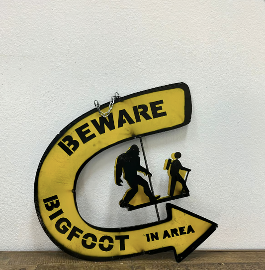 Beware Bigfoot Arrow