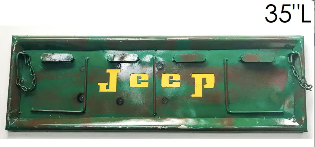Jeep Tailgate Sign