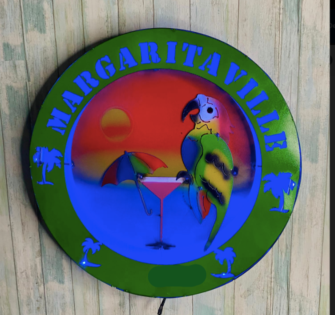 Margaritaville lighted Sign