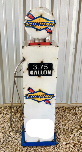 Large Sunoco Gas Pump