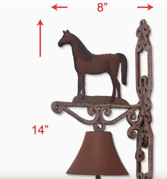 Cast Iron Horse Bell