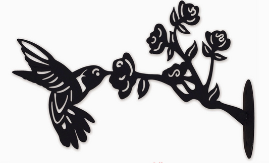 Hummingbird Fence Post Hanger