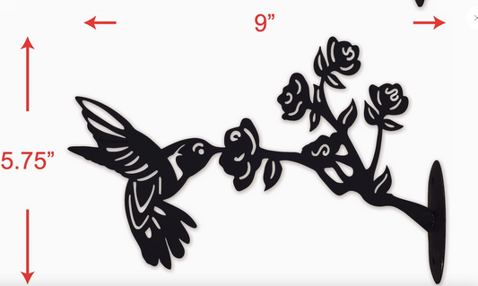 Hummingbird Fence Post Hanger