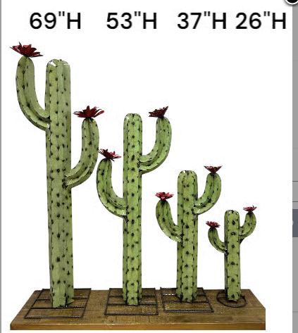 Olive Green Saguaro Cactus Sm.