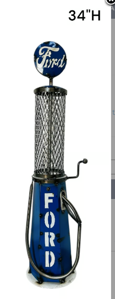 Ford Gas Pump 34" H