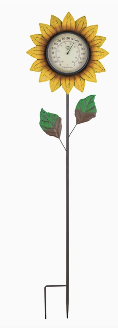 Sunflower Thermometer