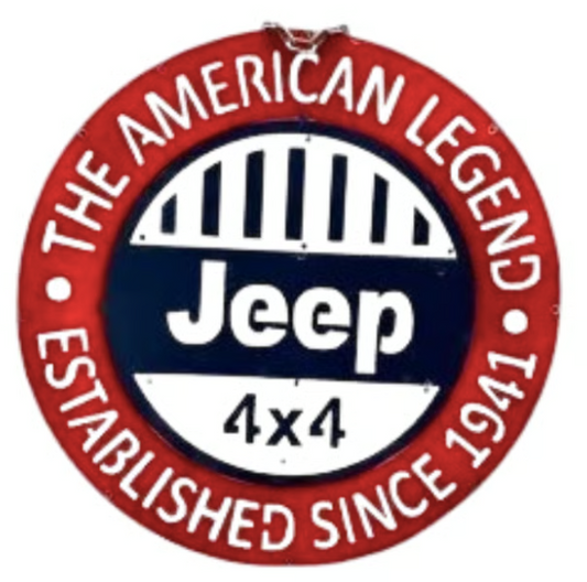 Jeep 4x4 Sign