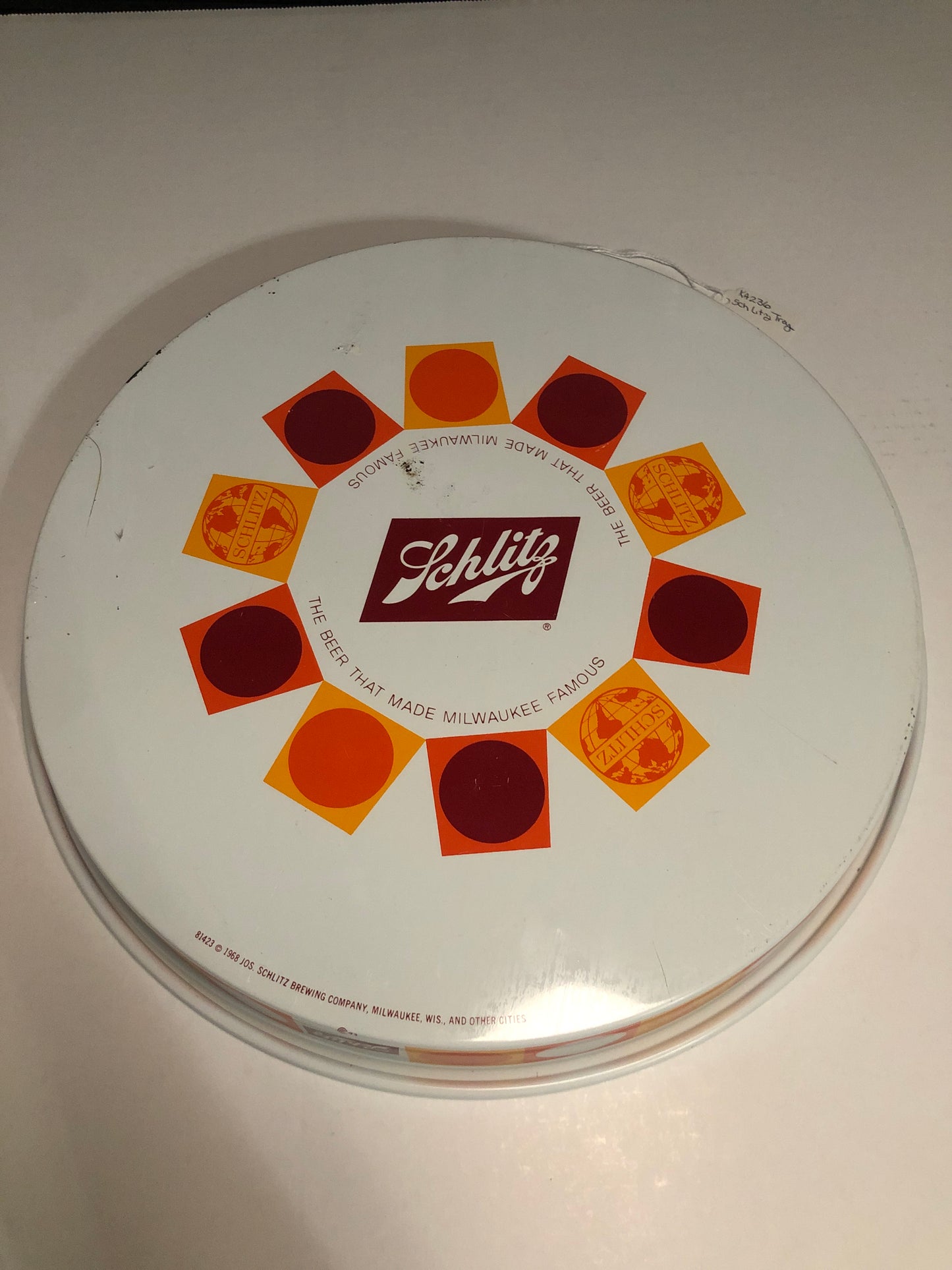 Schlitz Beer Tray