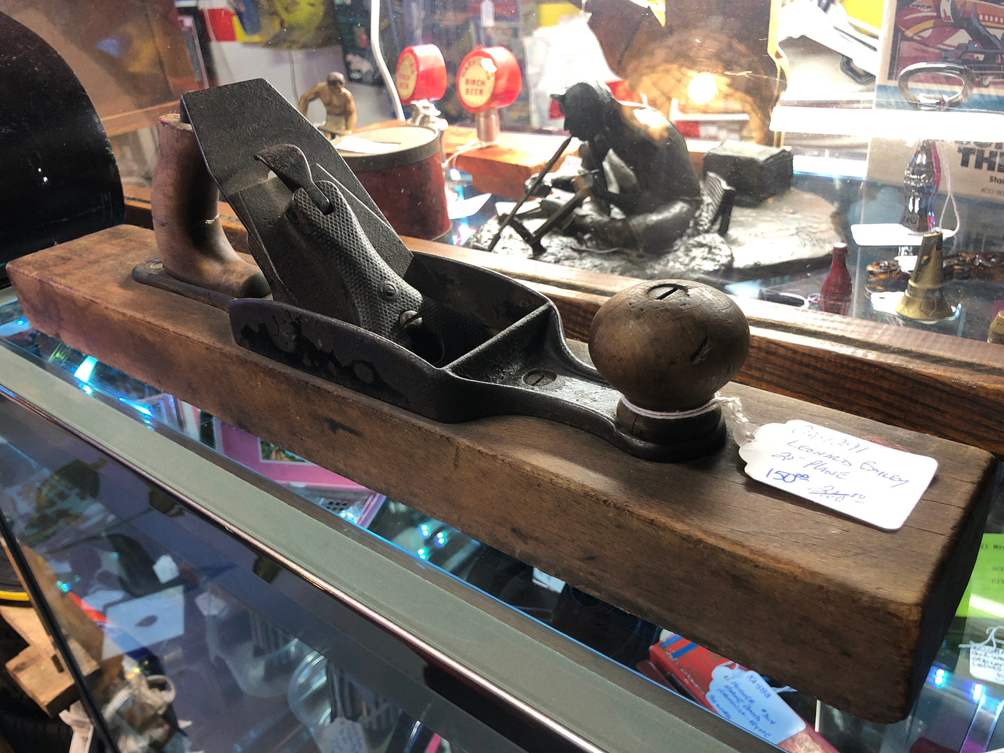Wood and Cast Plane-20”