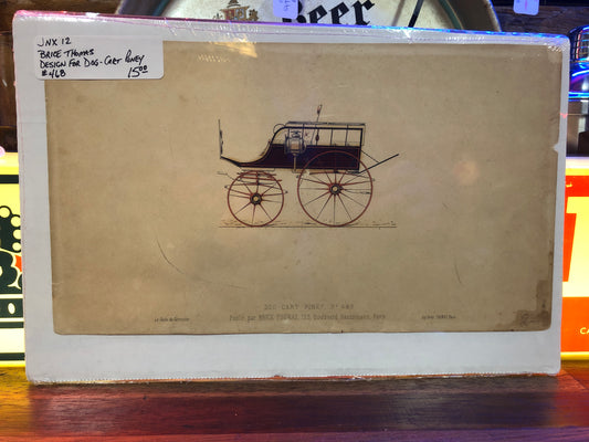 Brice Thomas Design for Dog-Cart No. 468 Litho