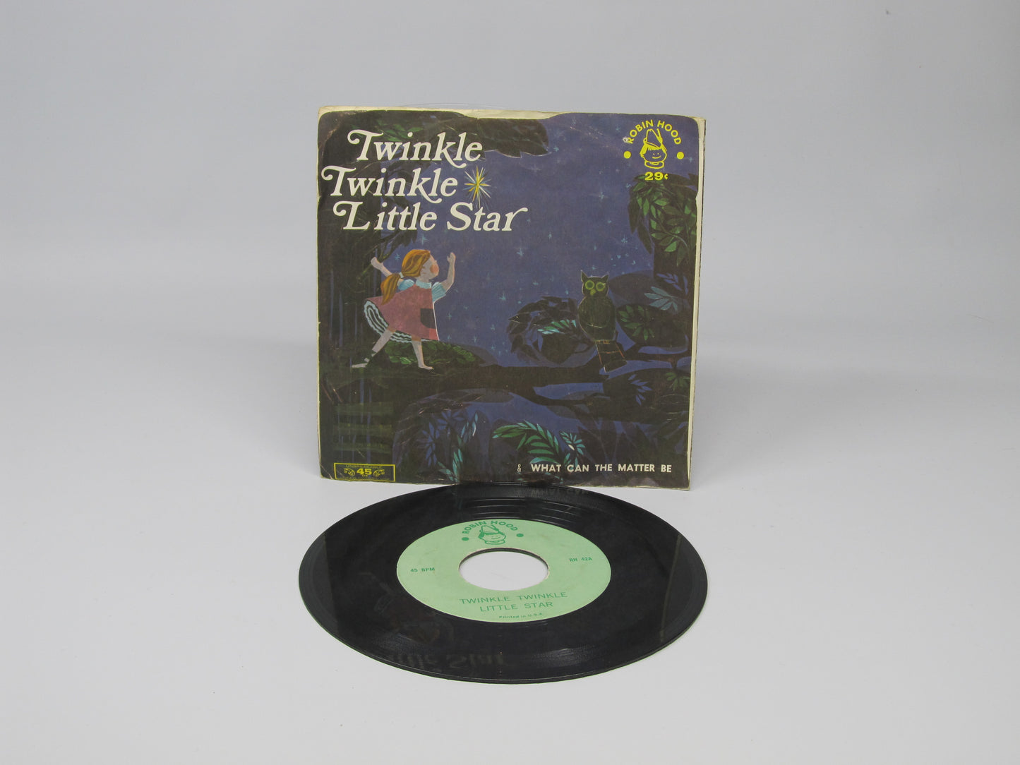 Twinkle Twinkle Little Star 45 RPM Record