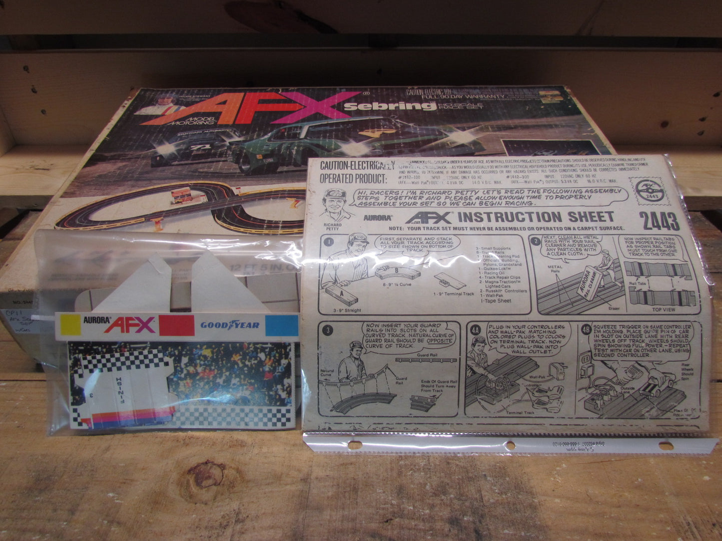 AFX Sebring Slot Car Set
