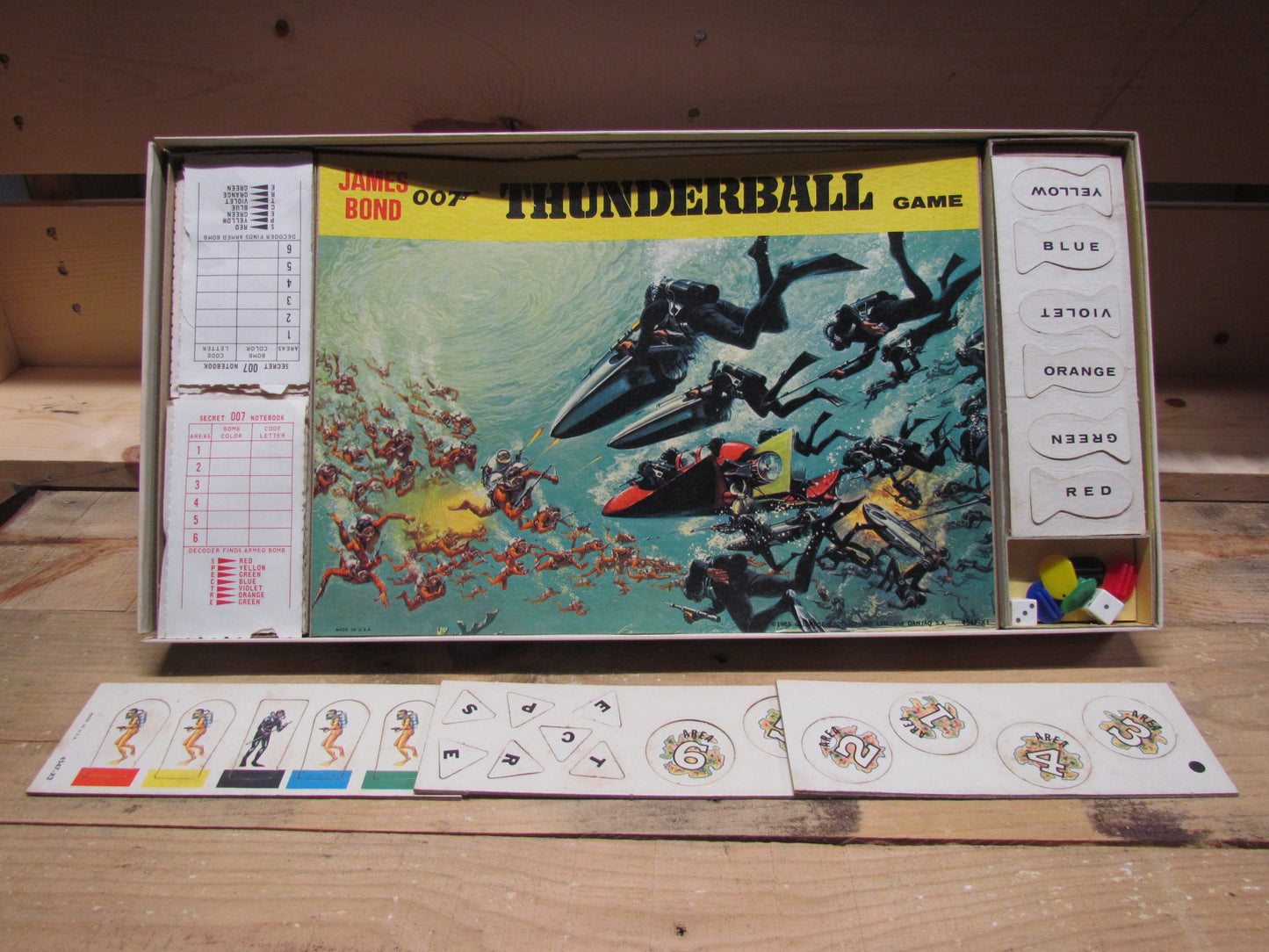 James Bond 007 Thunderball Board Game