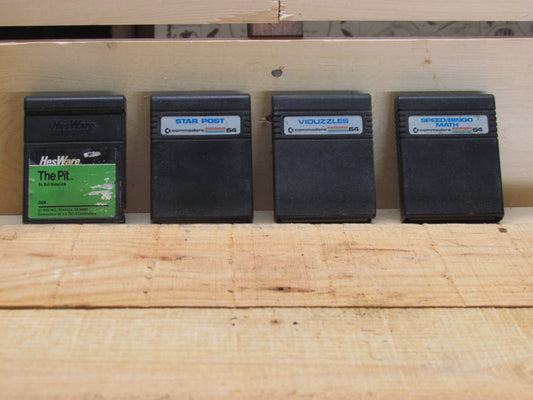 (4) Commodore 64 Games
