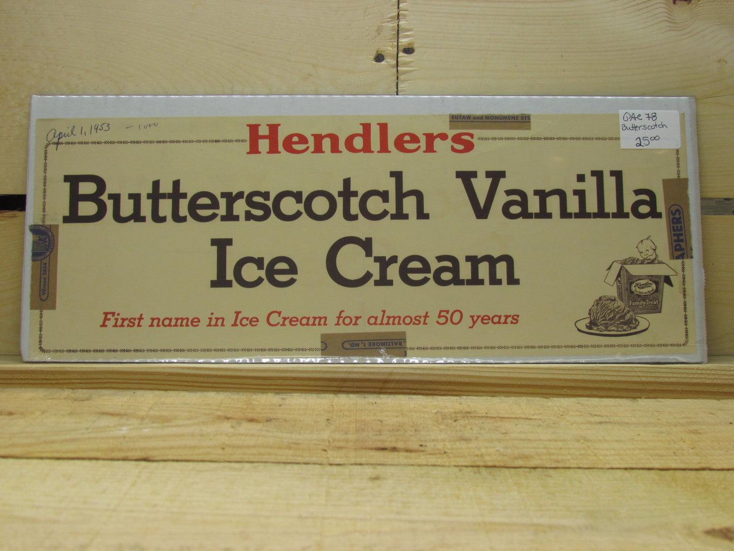 Hendlers Butterscotch & Vanilla AD