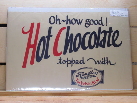 Hot Chocolate Topped w/ Hendlers Ice Cream