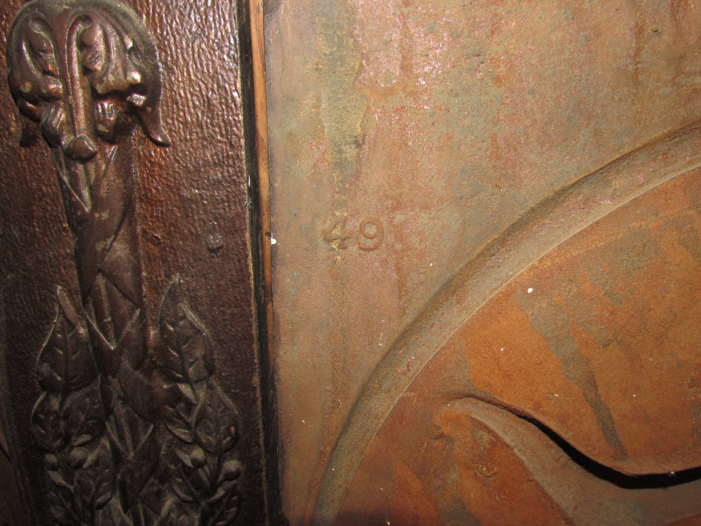 Cast Iron Fire Place Summer Cover and Surround