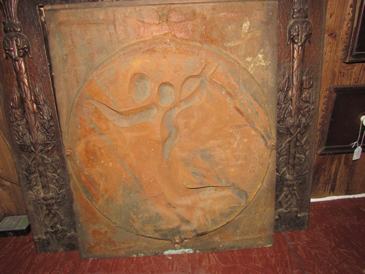 Cast Iron Fire Place Summer Cover and Surround