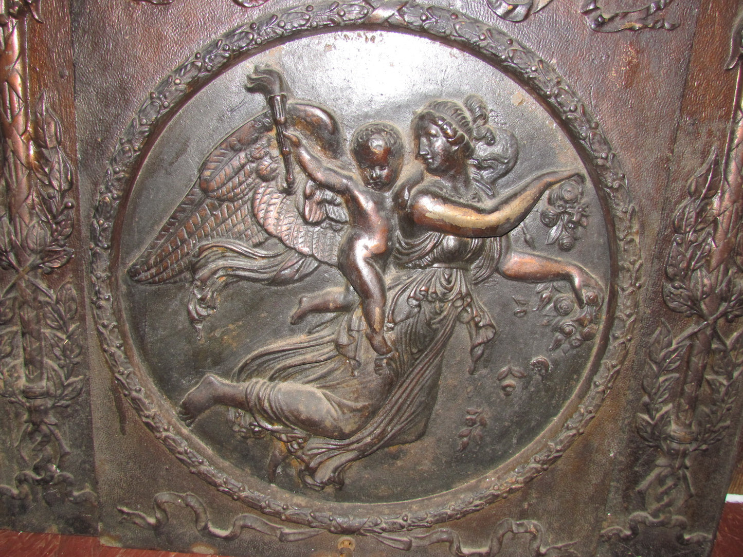 Cast Iron Fire Place Summer Cover and Surround