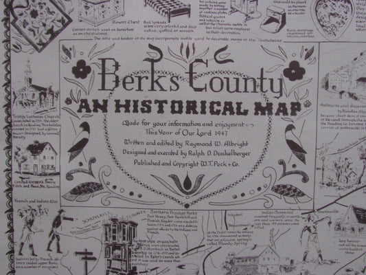 Berks County Historical Map