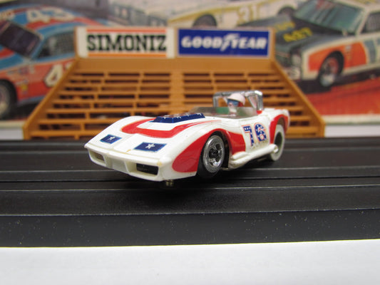 Tyco 427 Corvette AP Super America Slot Car