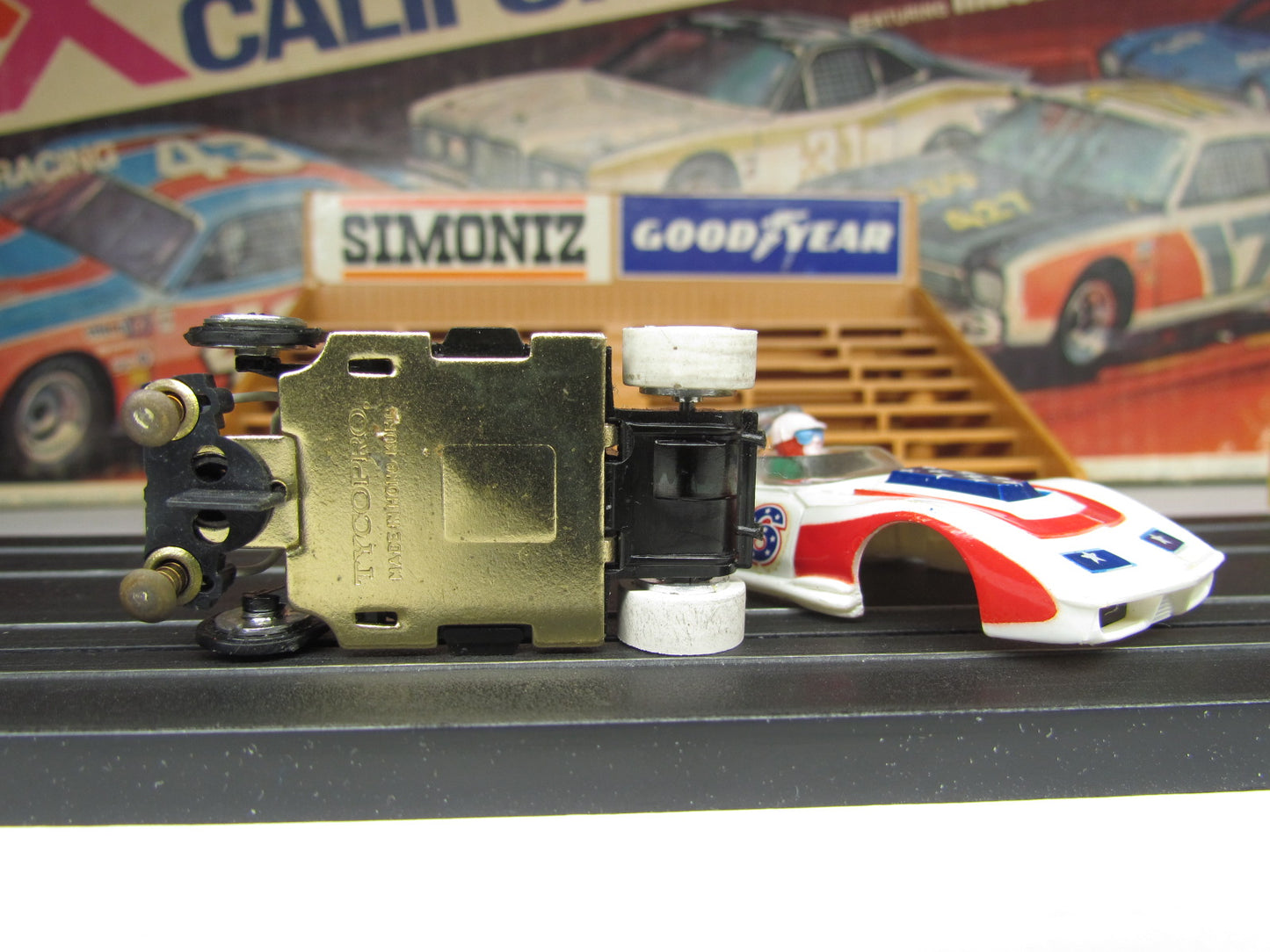 Tyco 427 Corvette AP Super America Slot Car