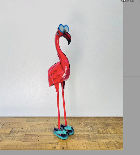 29'' Flamingo W/Glasses