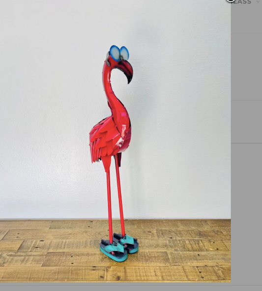 29'' Flamingo W/Glasses