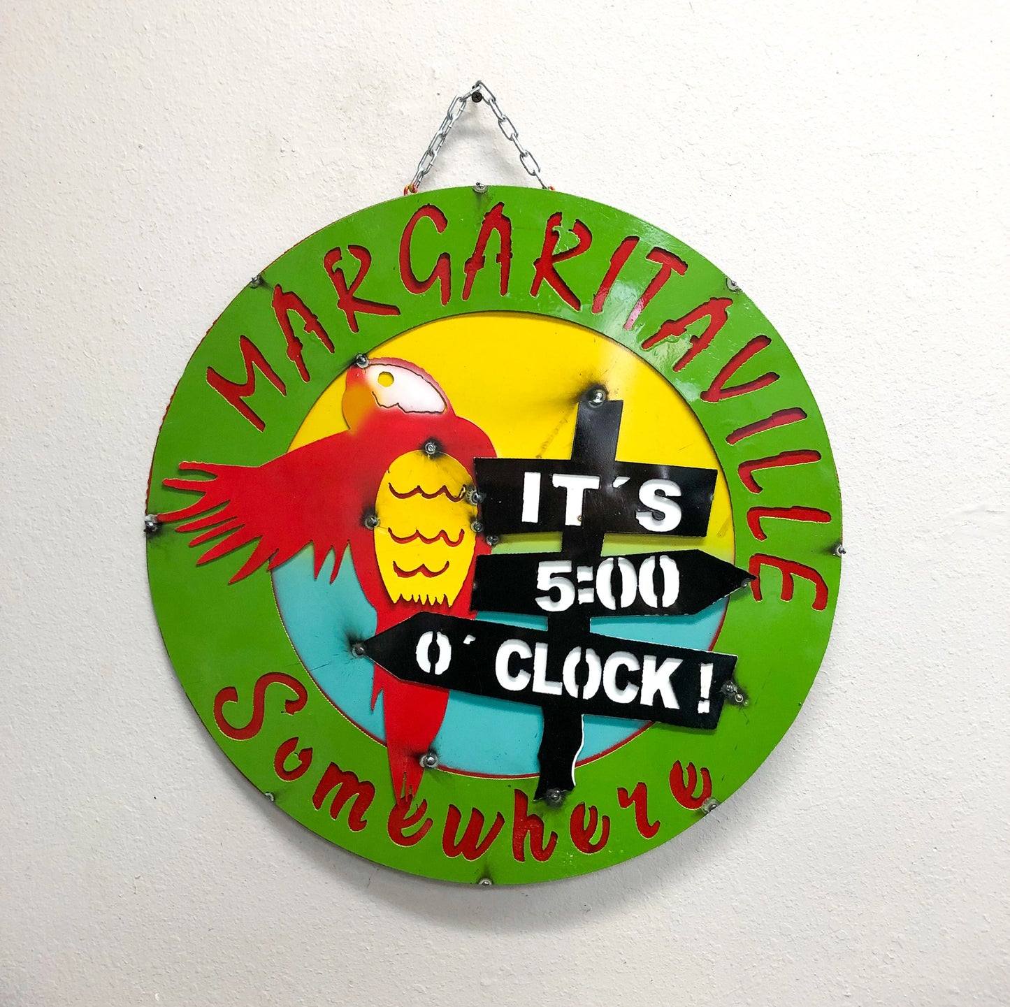 Margaritaville It's 5:00 O'Clock Somewhere Sign