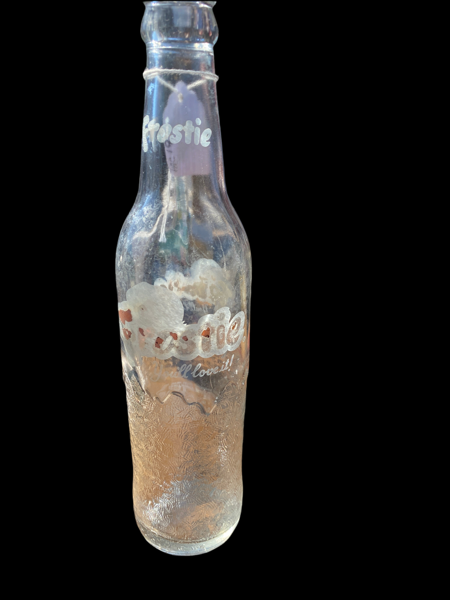 Vintage Frosty  Soda Bottle