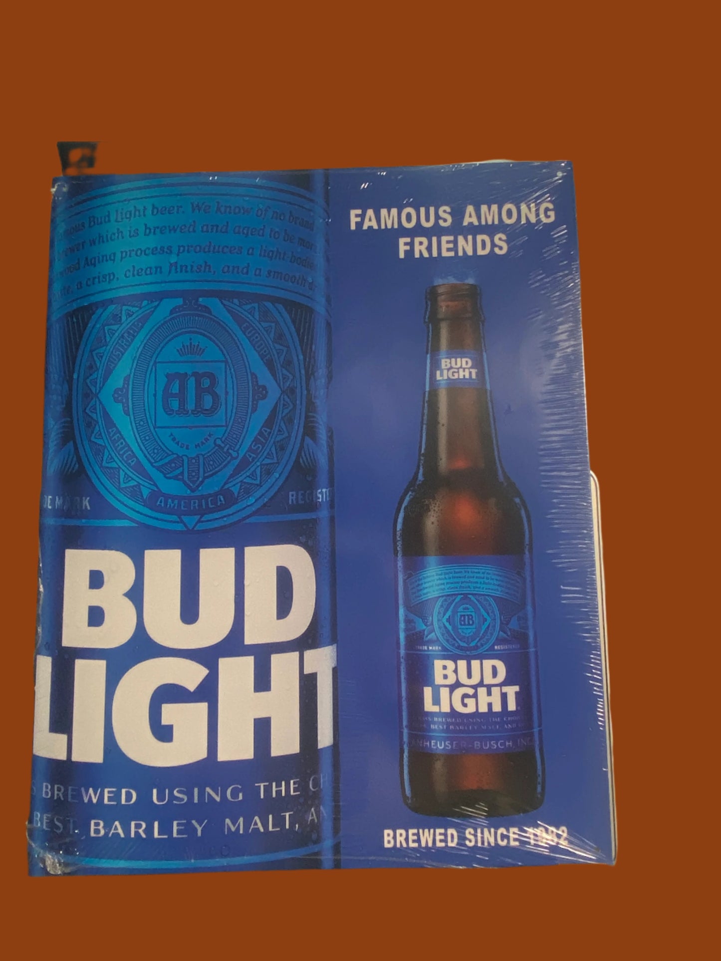 Bud Light Tin Sign