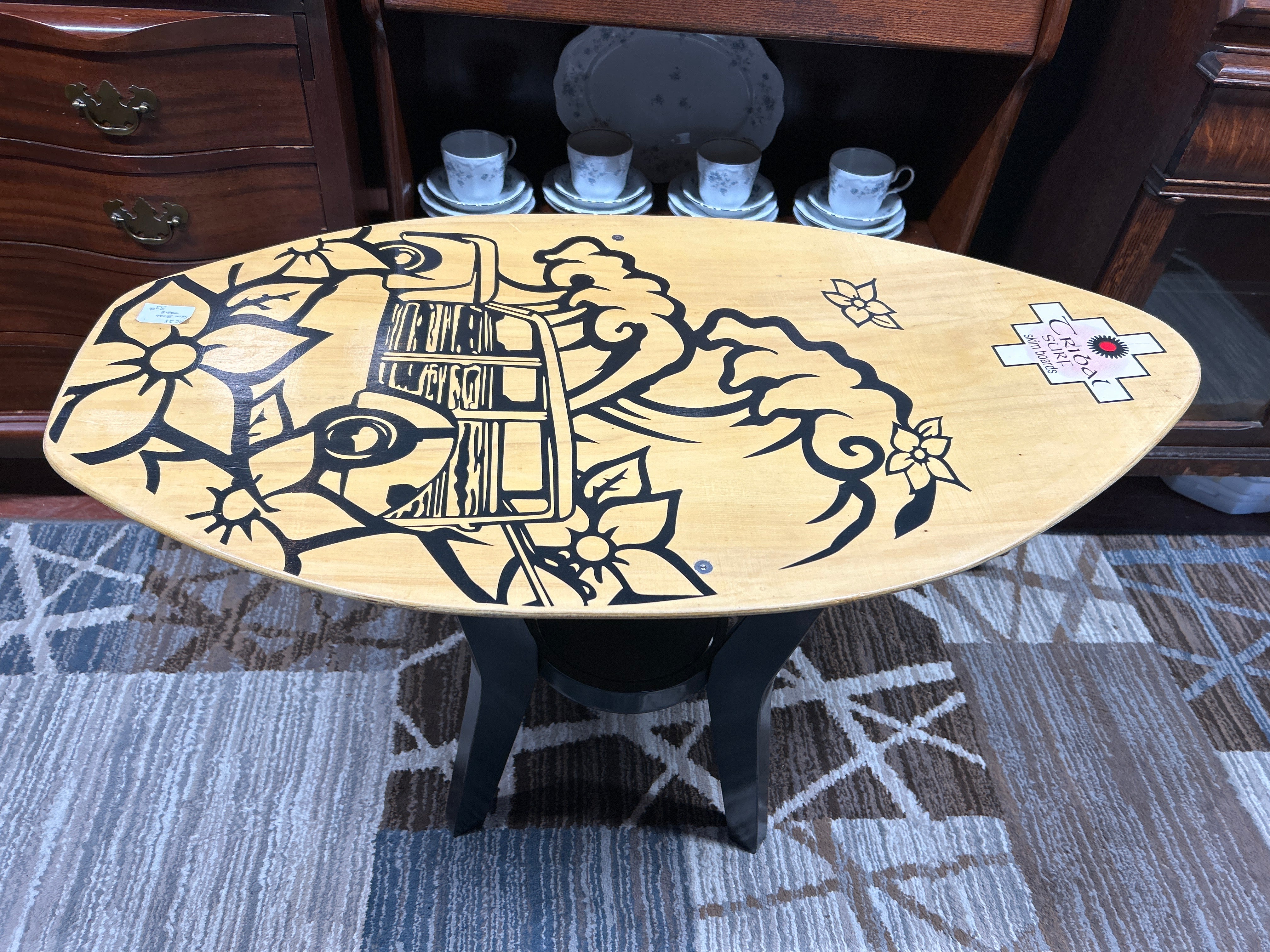 Wooden Skim Board Table- – AnTiki G's