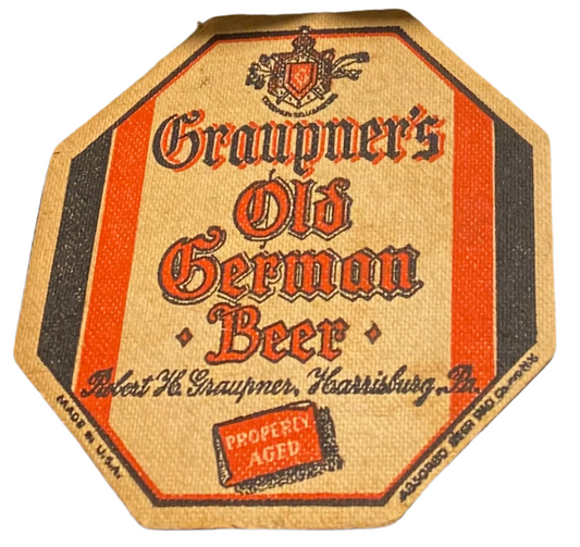 Graupner’s Old German Beer Coaster