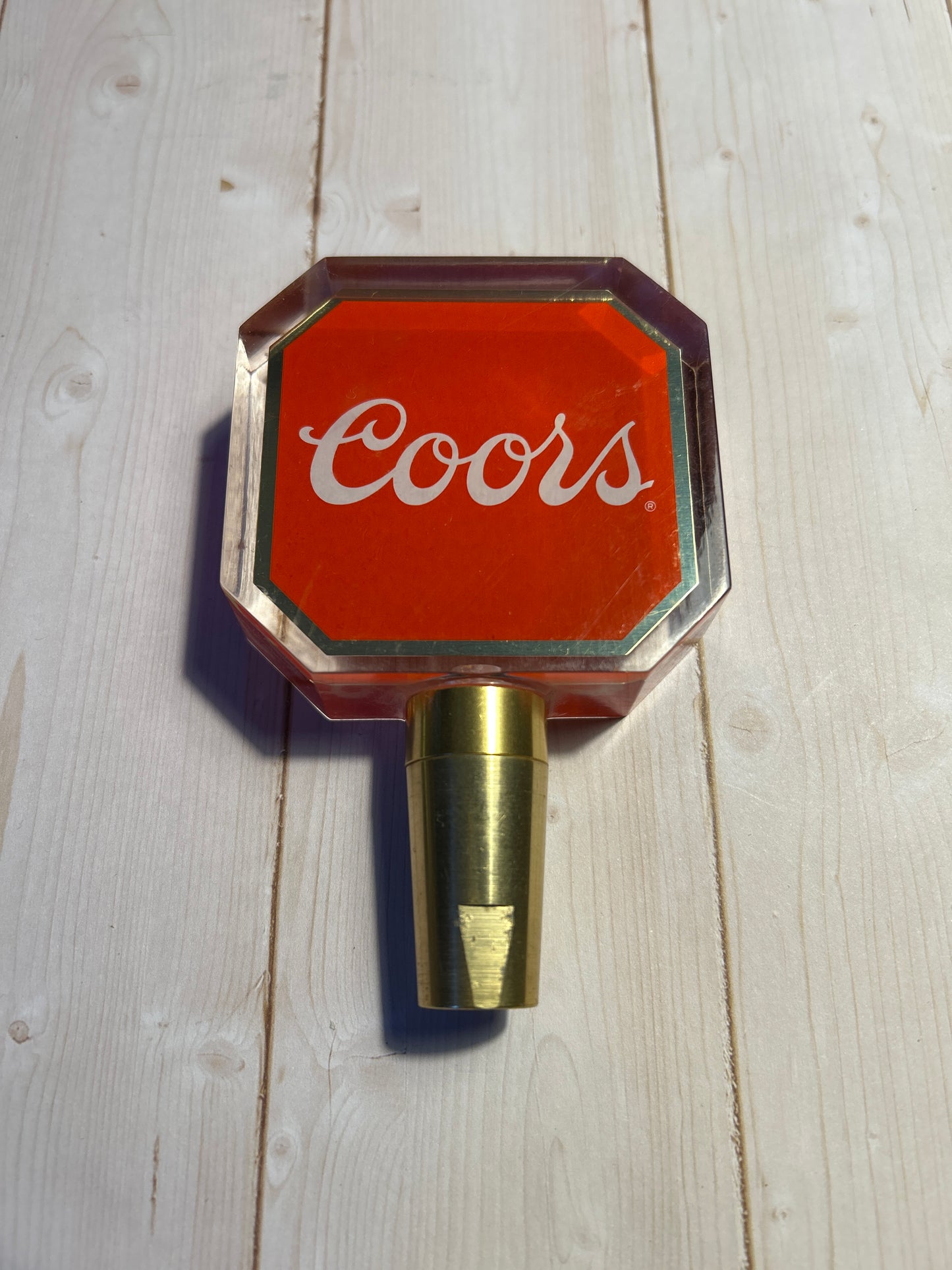 Coors Red Label Acrylic Tap Handle