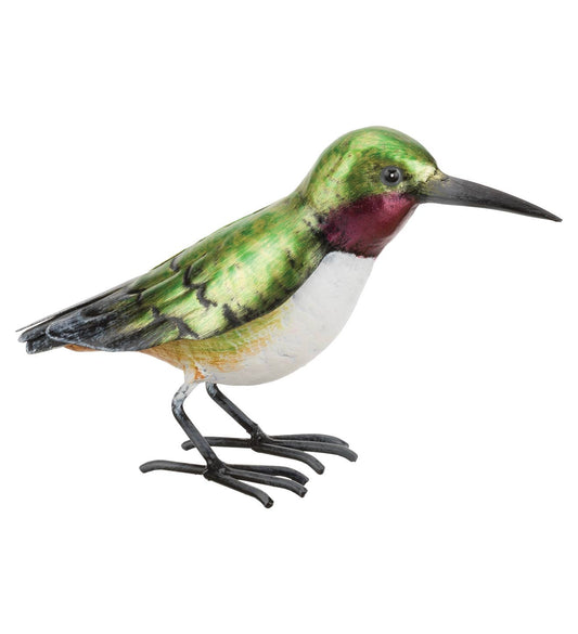 Bird Decor - Hummingbird: Metal / Green