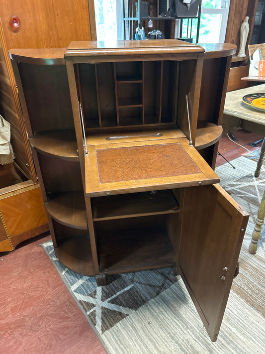 Oak Liquor Cabinet