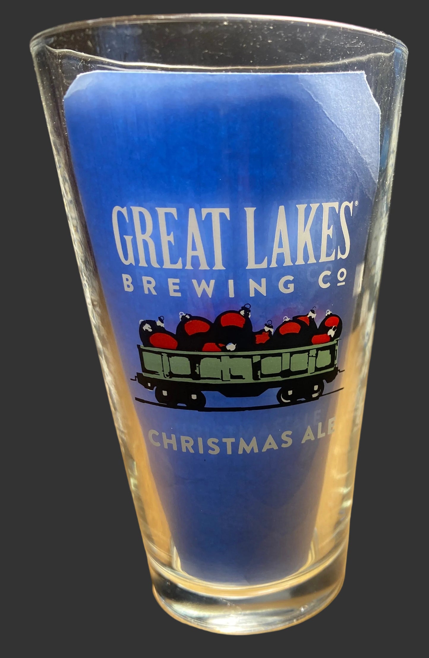 Great Lakes Brewing C0. Christmas Ale Pint Glass