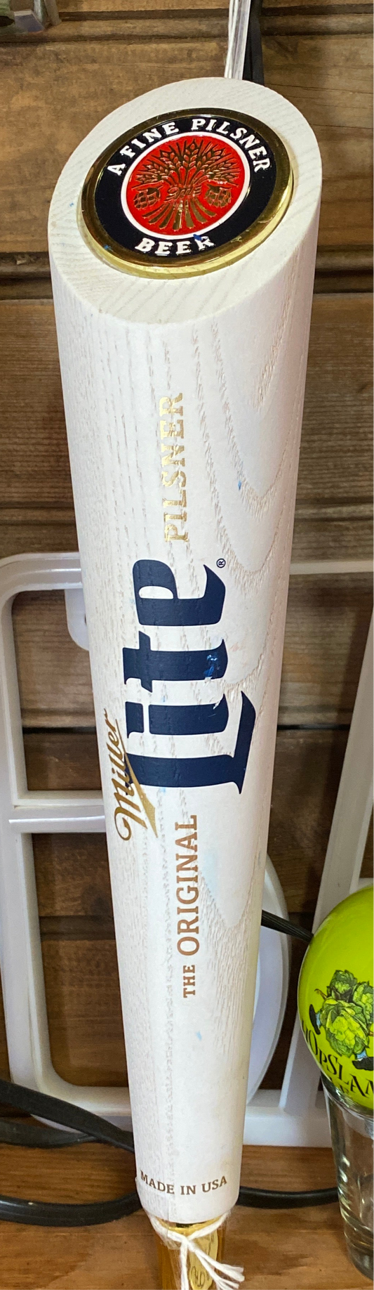 Miller Lite Baseball Bat Tap Handle