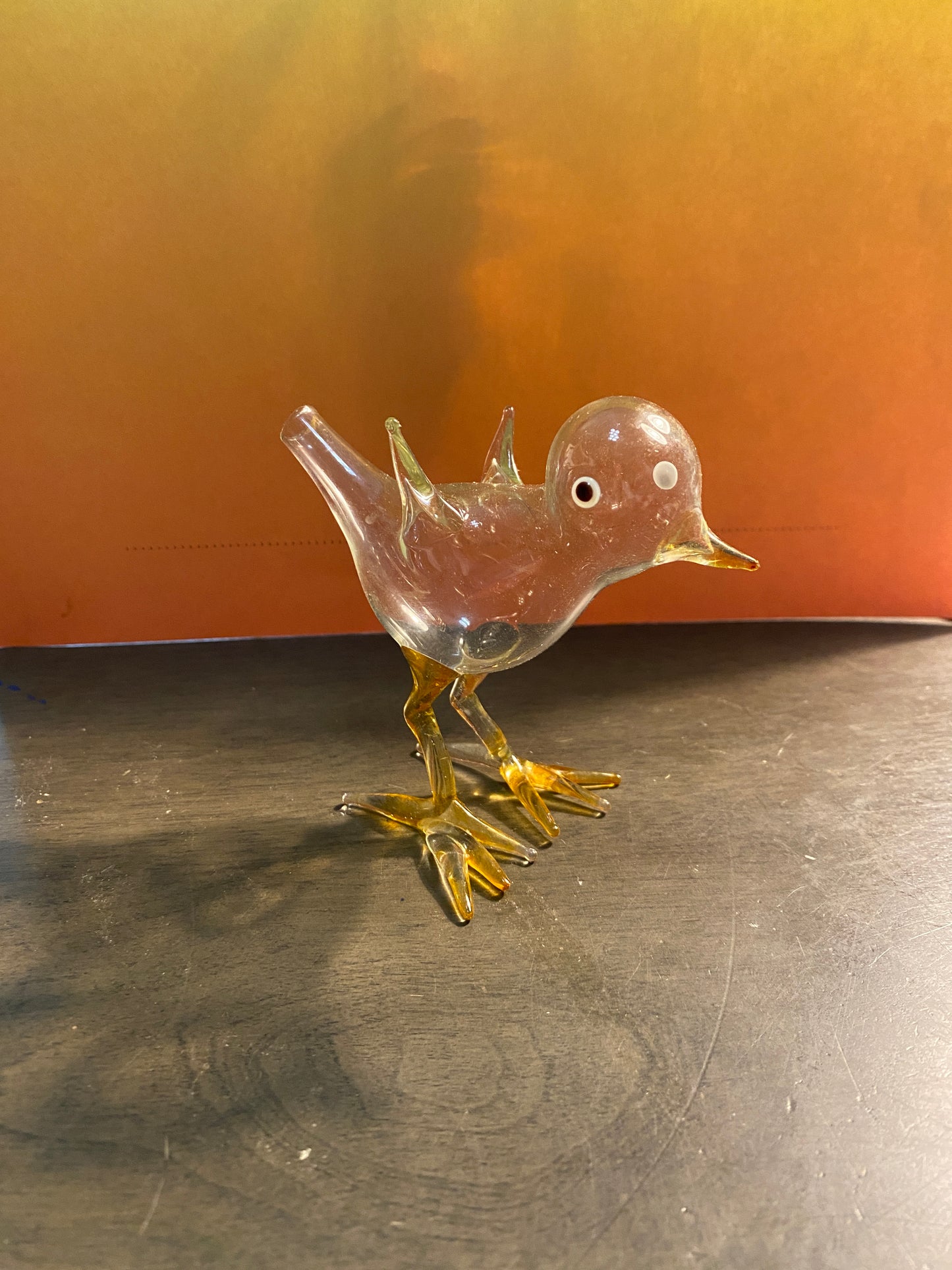 Minature Bols Glass Chicken Decanter